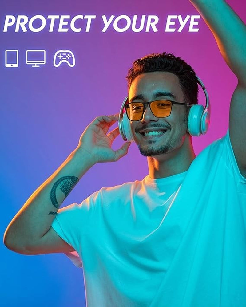 Blue Light Blocking Glasses Gaming- Filtering Computer Gaming Screen/Tv/Phon